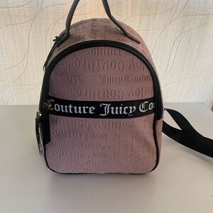 Juicy Couture Embossed Mauve Backpack